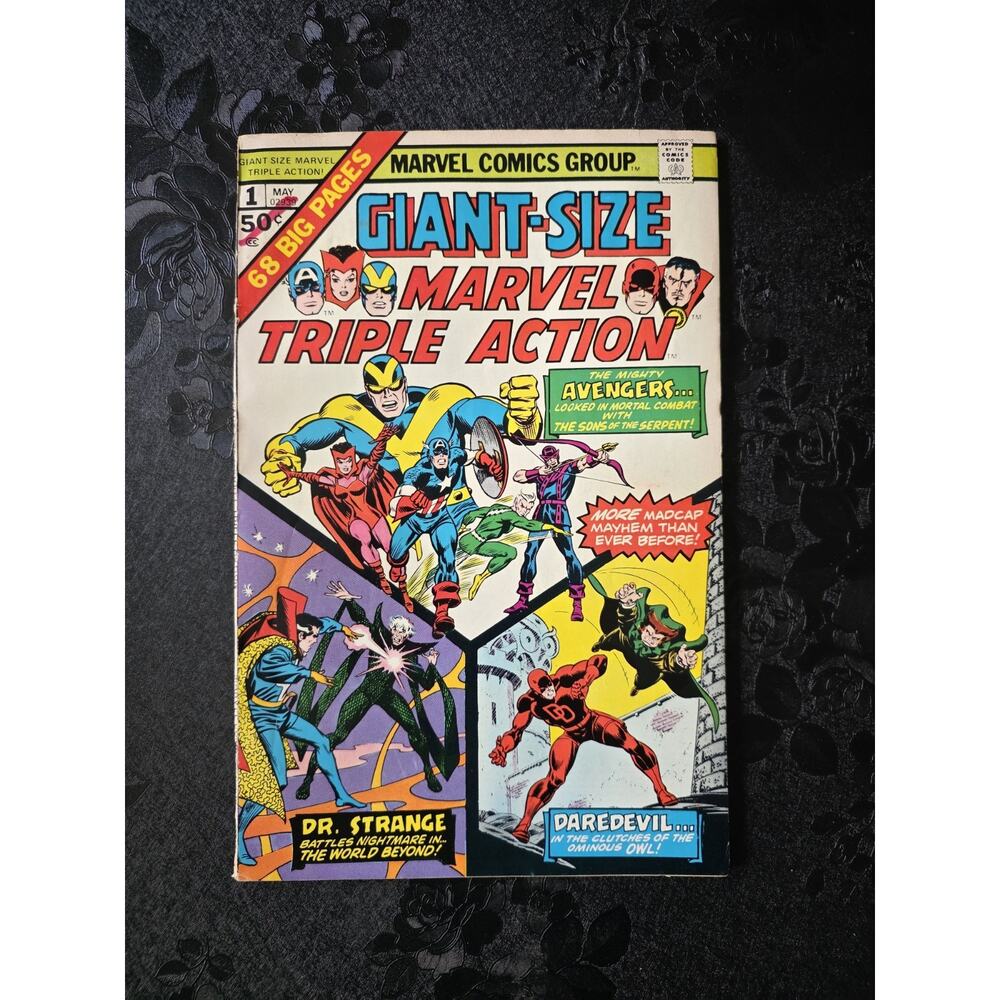 Marvel Comics Group Giant-Size Marvel Triple Action #1 1975